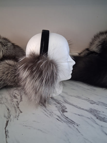Silver Fox Ear Muffs