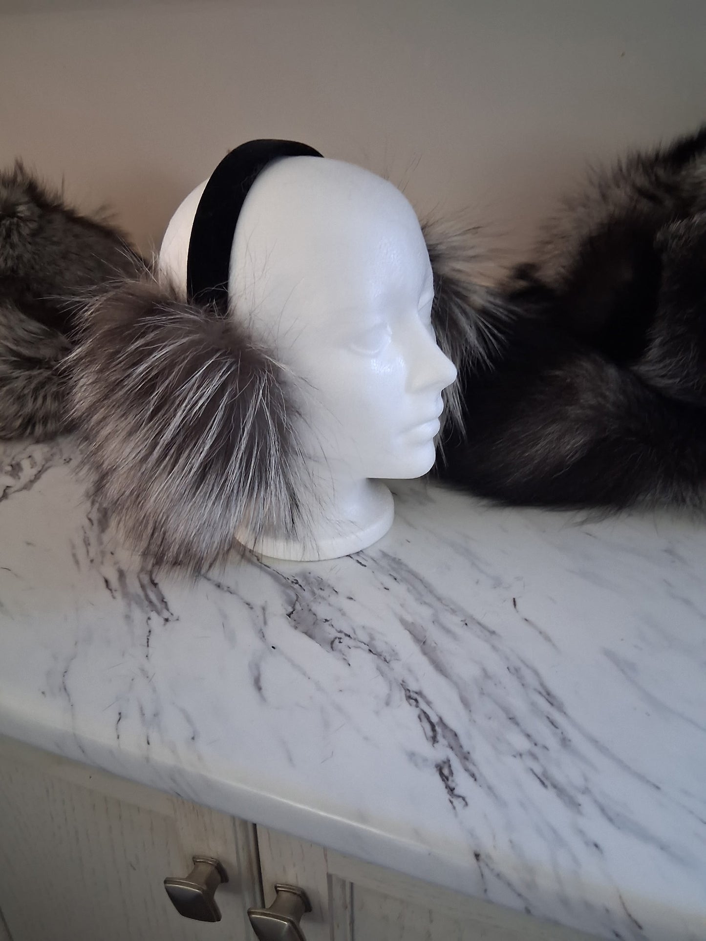 Silver Fox Ear Muffs
