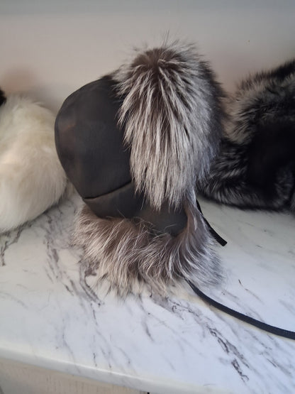 Canadian Silver Fox Aviator Hats